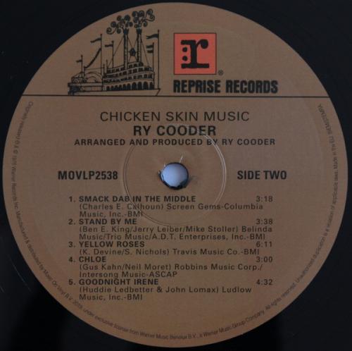 Виниловая пластинка Cooder Ry - Cooder Ry / Chicken Skin Music (LP)