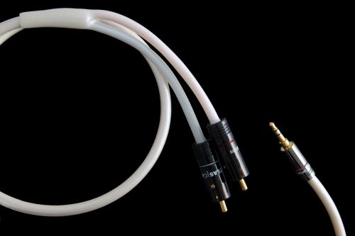 Кабель межблочный аудио Atlas Element Metik (3.5mm-2RCA) 1.5m