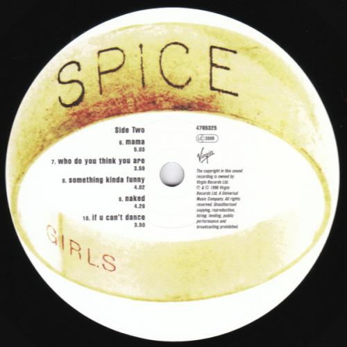 Виниловая пластинка Spice Girls, Spice