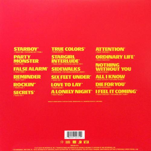 Виниловая пластинка The Weeknd, Starboy