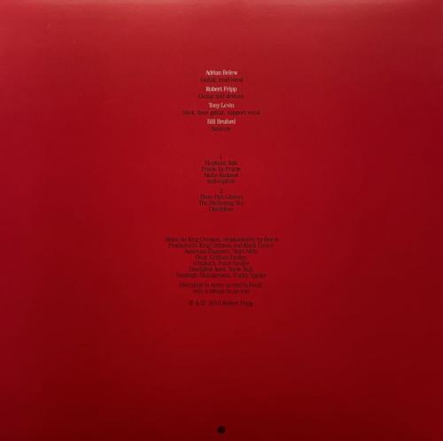 Виниловая пластинка King Crimson - Discipline (Black Vinyl LP)