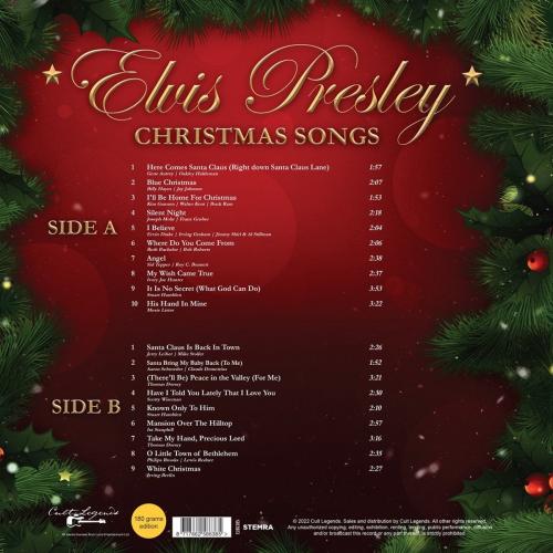 Виниловая пластинка Elvis Presley - Christmas Songs (Black Vinyl LP)