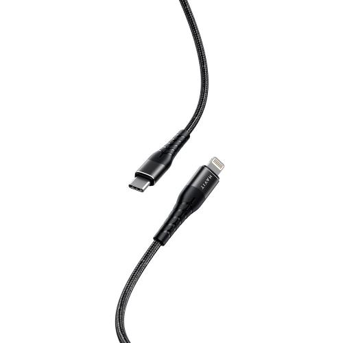 USB кабель HAVIT HV-RH14 USB-C - Lightning BK 1.2m