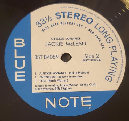 Виниловая пластинка Jackie McLean - A Fickle Sonance