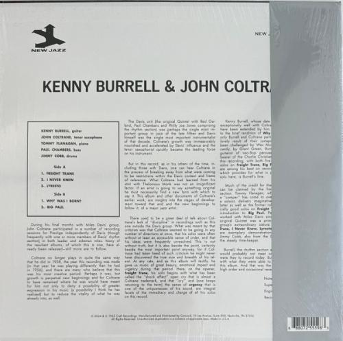 Виниловая пластинка Kenny Burrell; Coltrane, John - Kenny Burrell & John Coltrane (Original Jazz Classics) (Black Vinyl LP)
