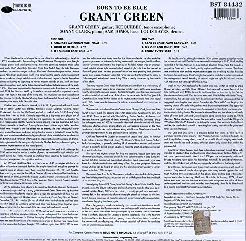 Виниловая пластинка Green, Grant, Born To Be Blue