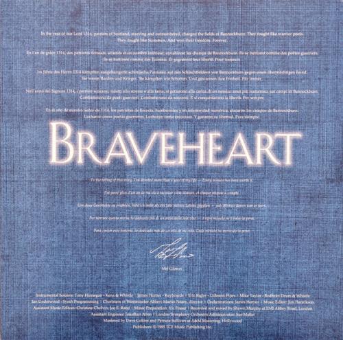 Виниловая пластинка Various Artists, Braveheart (2 LPs)