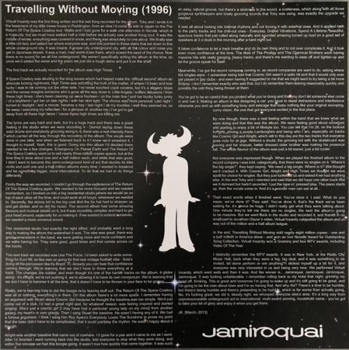 Виниловая пластинка Sony Jamiroquai Travelling Without Moving (180 Gram/Gatefold)