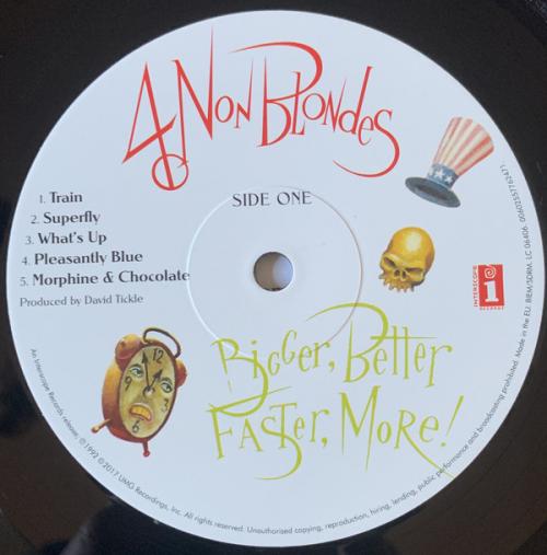 Виниловая пластинка 4 Non Blondes, Bigger, Better, Faster, More!
