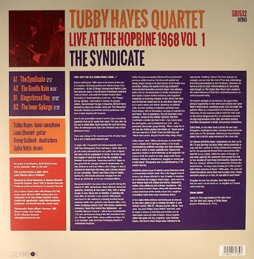 Виниловая пластинка Tubby Hayes - The Syndicate: Live At The Hopbine 1968 (Black Vinyl LP)