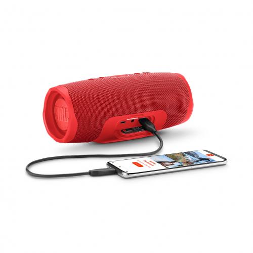 Портативная акустика JBL Charge 4 Red + T110BT Blue