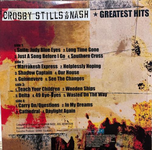 Виниловая пластинка Stills Crosby & Nash - Greatest Hits (Black Vinyl 2LP)