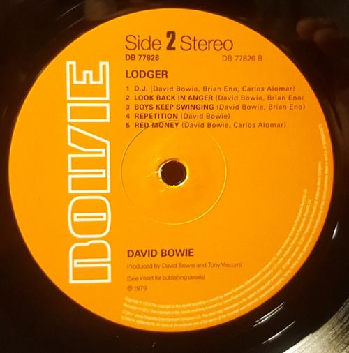 Виниловая пластинка PLG David Bowie Lodger (180 Gram/Remastered)