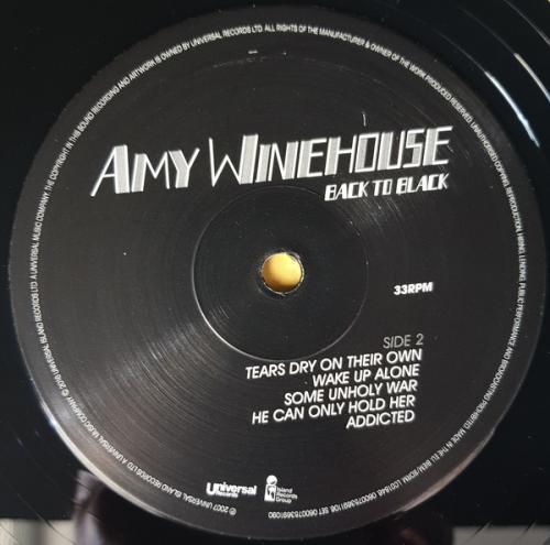 Виниловая пластинка Amy Winehouse, Back To Black (Half Speed Vinyl)