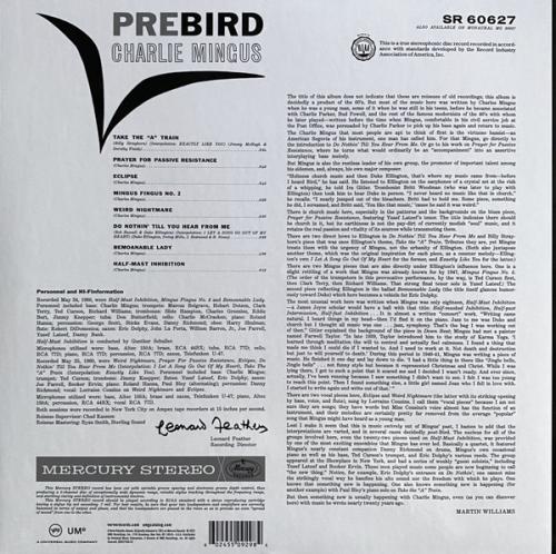 Виниловая пластинка Charles Mingus - Pre-Bird (Acoustic Sounds) (Black Vinyl LP)
