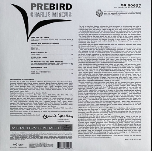 Виниловая пластинка Charles Mingus - Pre-Bird (Acoustic Sounds) (Black Vinyl LP)