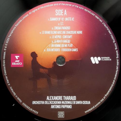 Виниловая пластинка Alexandre Tharaud - Cinema (Piano & Orchestra) (Black Vinyl LP)
