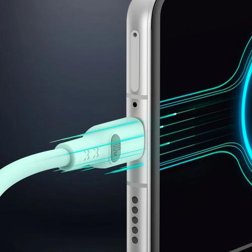 USB кабель HAVIT CB6281 USB-C - Lightning Green 1m