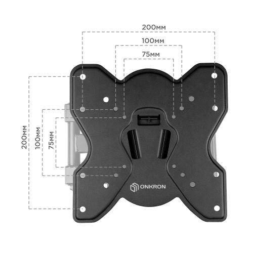Кронштейн для телевизора Onkron M1S black