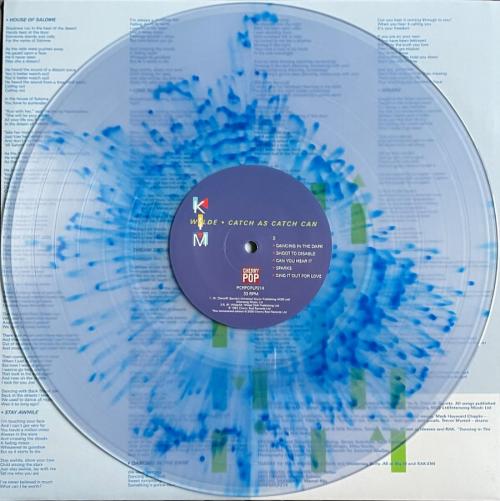 Виниловая пластинка Kim Wilde - Catch As Catch Can (Clear/Blue Splatter Vinyl LP)