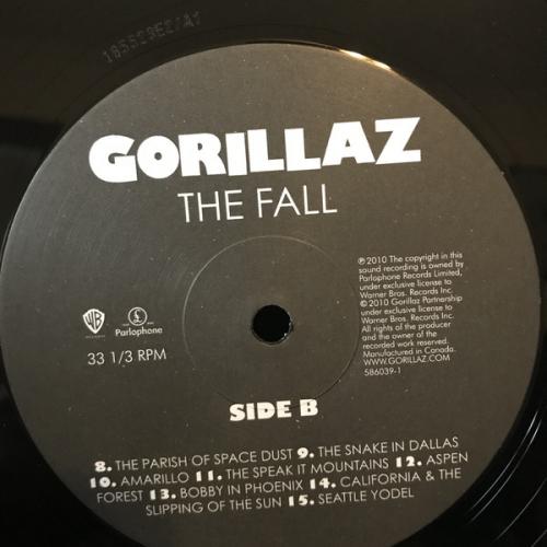 Виниловая пластинка Gorillaz, The Fall (Black Vinyl)