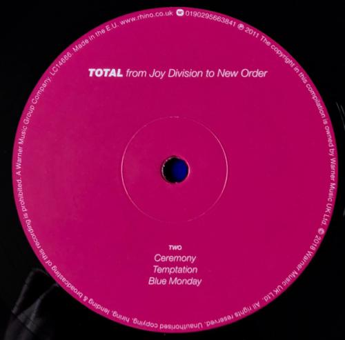 Виниловая пластинка WM Joy Division / New Order Total: From Joy Division To New Order (180 Gram Black Vinyl)