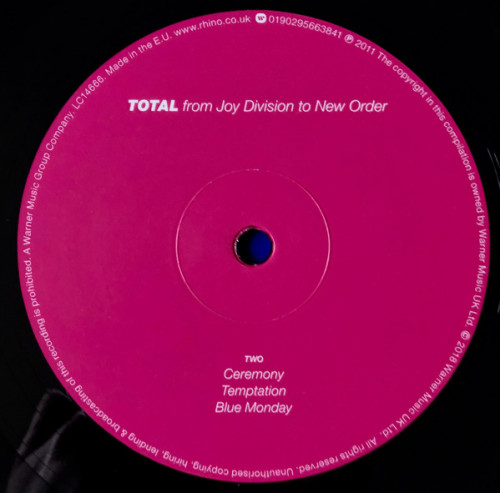 Виниловая пластинка WM Joy Division / New Order Total: From Joy Division To New Order (180 Gram Black Vinyl)