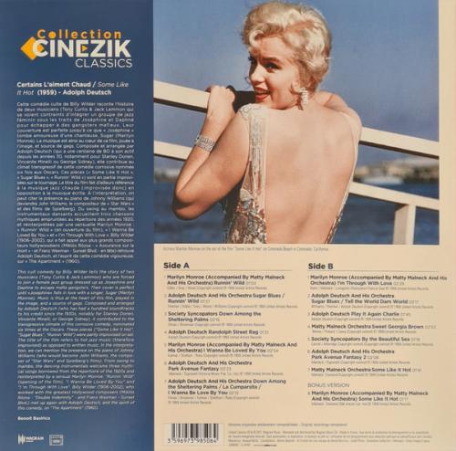 Виниловая пластинка OST - Some Like It Hot (Adolph Deutsch) (Black Vinyl LP)