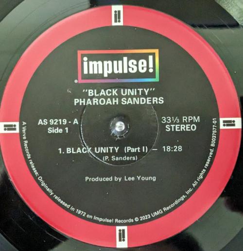 Виниловая пластинка Pharoah Sanders - Black Unity (Black Vinyl LP)