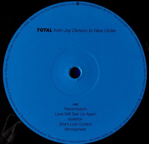Виниловая пластинка WM Joy Division / New Order Total: From Joy Division To New Order (180 Gram Black Vinyl)