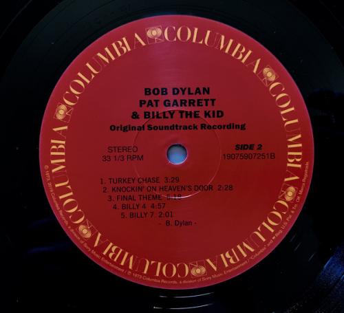 Виниловая пластинка Dylan, Bob, Pat Garrett & Billy The Kid (Black Vinyl)