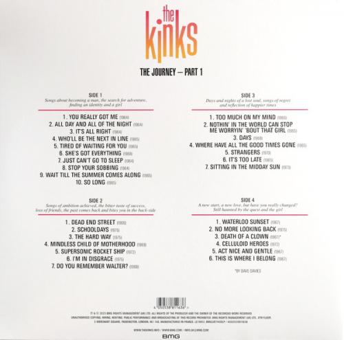Виниловая пластинка The Kinks - The Journey - Pt. 1 (Black Vinyl 2LP)