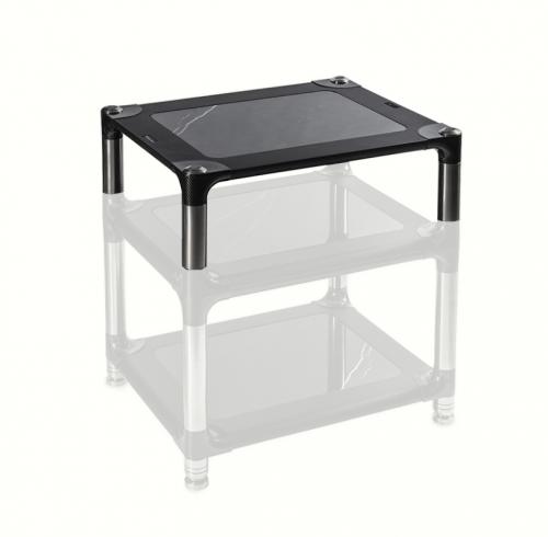 Модуль стройки Bassocontinuo Aeroline F2 Black Marquinia Top shelf (200 mm)