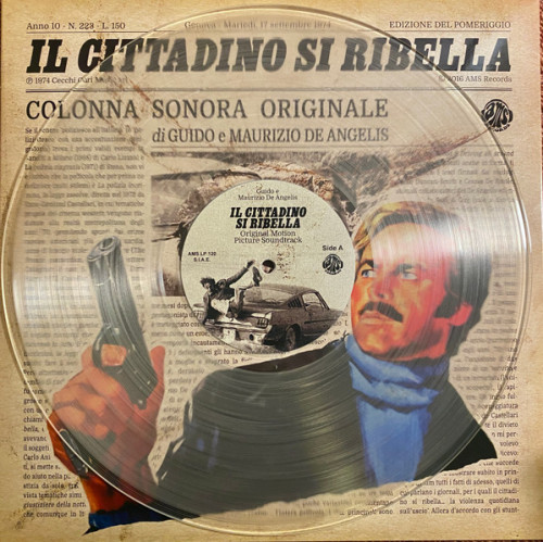 Виниловая пластинка Саундтрек - Il Cittadino Si Ribella (Guido & Maurizio De Angelis) (Coloured Vinyl LP)