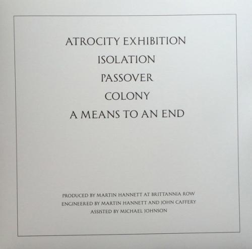 Виниловая пластинка WM Joy Division Closer (180 Gram/Remastered)