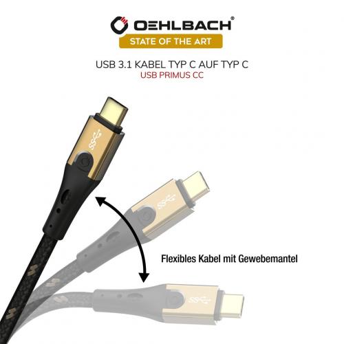 USB кабель Oehlbach Primus CC 1,0m (9531)