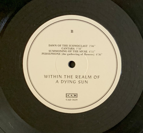 Виниловая пластинка Dead Can Dance — WITHIN THE REALM OF A DYING SUN (LP)