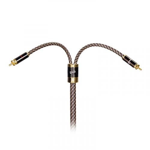 Кабель межблочный Dynavox Black Line Cinchkabel Stereo 1.5m (207481)
