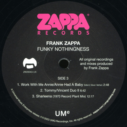 Виниловая пластинка Zappa, Frank - Funky Nothingness (Black Vinyl 2LP)
