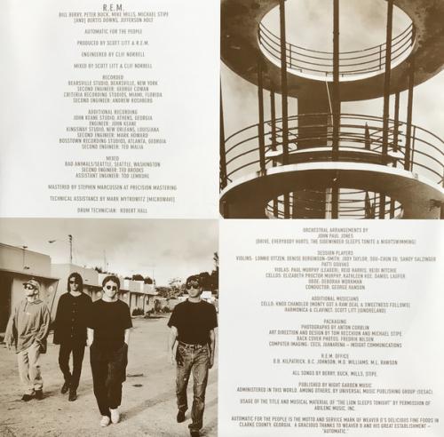 Виниловая пластинка R.E.M., Automatic For the People (25th Anniversary Edition)