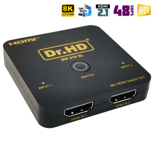 HDMI 2.1 переключатель 2x1 Dr.HD SW 218 SL