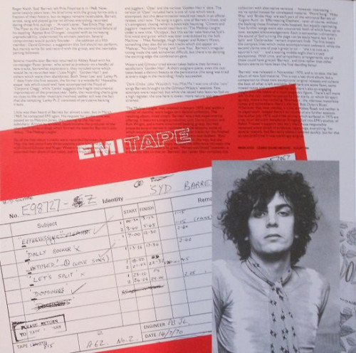 Виниловая пластинка PLG Syd Barrett Opel (Gatefold)