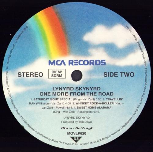 Виниловая пластинка LYNYRD SKYNYRD - ONE MORE FROM THE ROAD (2LP)