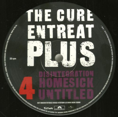 Виниловая пластинка Cure, The, Entreat Plus