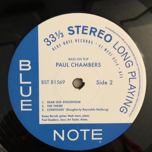 Виниловая пластинка Paul Chambers - Bass On Top (Tone Poet Series)