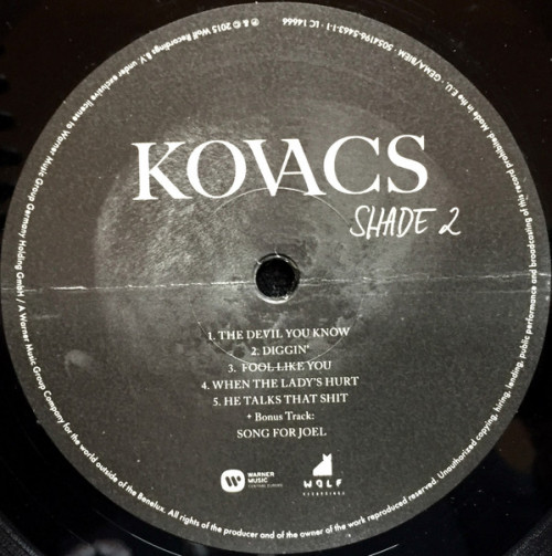 Виниловая пластинка WM Kovacs Shades Of Black