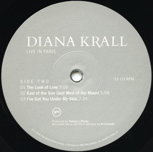 Виниловая пластинка Diana Krall, Live In Paris (2LP)