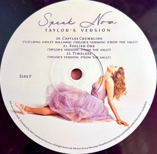 Виниловая пластинка Swift, Taylor - Speak Now (Taylor's Version) (Violet Marbled Vinyl 3LP)