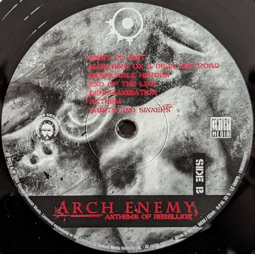 Виниловая пластинка Arch Enemy - Anthems Of Rebellion