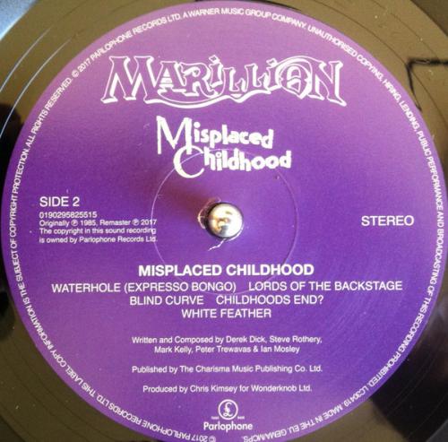 Виниловая пластинка Marillion MISPLACED CHILDHOOD (DELUXE/BOX SET)